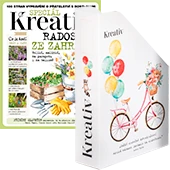 Kreativ – 1 rok + speciál Radost ze zahrady + šanon Kreativ - AKCE