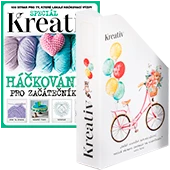 Kreativ – 1 rok + speciál Háčkování II. - Pro začátečníky + šanon – AKCE