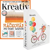 Kreativ – 1 rok + speciál Háčkování (pro úplné začátečníky) + šanon – AKCE