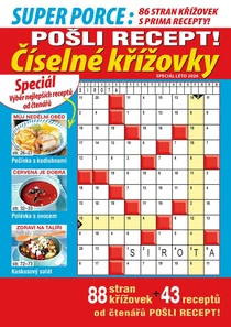 Pošli recept Superporce číselné křížovky