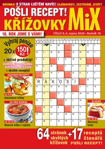 Pošli recept MIX křížovek